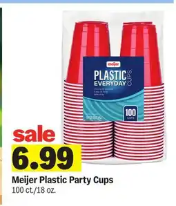 Meijer Meijer Plastic Party Cups offer