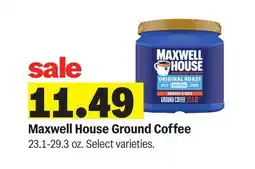Meijer Maxwell House Ground Coffee offer