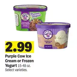 Meijer Purple Cow Ice Cream or Frozen Yogurt offer