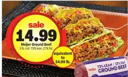 Meijer Meijer Ground Beef offer