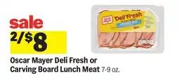 Meijer Oscar Mayer Deli Fresh or Carving Board Lunch Meat offer