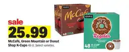 Meijer McCafé, Green Mountain or Donut Shop K-Cups offer