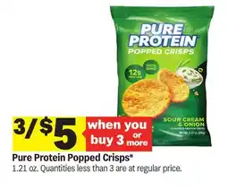 Meijer Pure Protein Popped Crisps offer