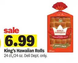 Meijer King's Hawaiian Rolls offer