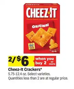 Meijer Cheez-It Crackers offer