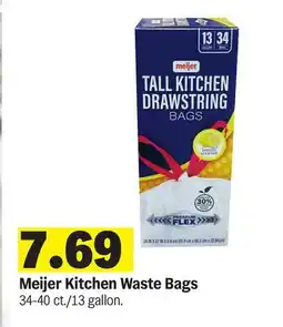 Meijer Meijer Kitchen Waste Bags offer