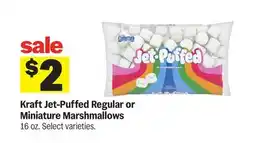 Meijer Kraft Jet-Puffed Regular or Miniature Marshmallows offer