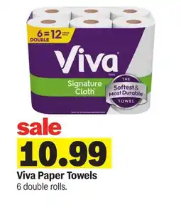 Meijer Viva Paper Towels offer