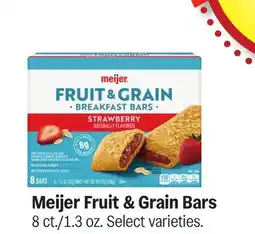 Meijer Meijer Fruit & Grain Bars offer