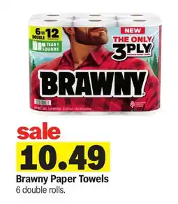 Meijer Brawny Paper Towels offer