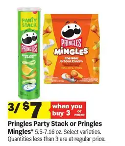Meijer Pringles Party Stack or Pringles Mingles offer