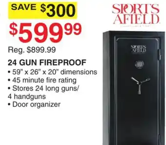 Dunham's Sports 24 GUN FIREPROOF offer