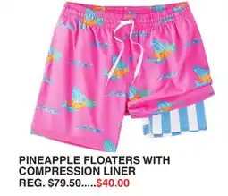 Dunham's Sports PINEAPPLE FLOATERS WITH COMPRESSION LINER offer