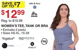Dunham's Sports WOMEN'S TEE, TANK OR BRA offer