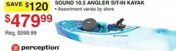 Dunham's Sports SOUND 10.5 ANGLER SIT-IN KAYAK offer