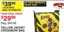 Dunham's Sports YELLOW JACKET CROSSBOW BAG offer