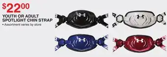 Dunham's Sports YOUTH OR ADULT SPOTLIGHT CHIN STRAP offer