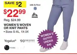 Dunham's Sports WOMEN'S WOVEN OR KNIT PANTS offer
