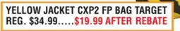 Dunham's Sports YELLOW JACKET CXP2 FP BAG TARGET offer