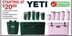 Dunham's Sports YETI offer