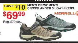 Dunham's Sports MEN'S OR WOMEN'S CROSSLANDER 3 LOW HIKERS offer