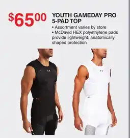 Dunham's Sports YOUTH GAMEDAY PRO 5-PAD TOP offer