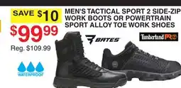 Dunham's Sports MEN'S TACTICAL SPORT 2 SIDE-ZIP WORK BOOTS OR POWERTRAIN SPORT ALLOY TOE WORK SHOES offer