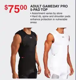 Dunham's Sports ADULT GAMEDAY PRO 5-PAD TOP offer