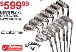 Dunham's Sports MEN'S FLY XL OR MAVRIK 5-PW IRON SET offer