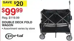 Dunham's Sports DOUBLE DECK FOLD WAGON offer