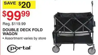 Dunham's Sports DOUBLE DECK FOLD WAGON offer