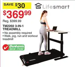 Dunham's Sports TM2202 3-IN-1 TREADMILL offer