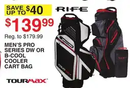 Dunham's Sports MEN'S PRO SERIES DW OR B-COOL COOLER CART BAG offer