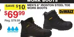 Dunham's Sports MEN'S 6 IRONTON STEEL TOE WORK BOOTS offer