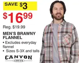 Dunham's Sports MEN'S BRAWNY FLANNEL offer