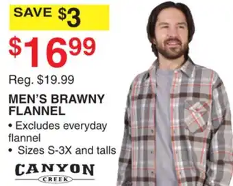 Dunham's Sports MEN'S BRAWNY FLANNEL offer