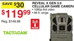 Dunham's Sports REVEAL X GEN 3.0 CELLULAR GAME CAMERA offer