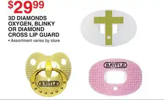 Dunham's Sports 3D DIAMONDS OXYGEN, BLINKY OR DIAMOND CROSS LIP GUARD offer