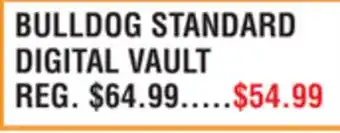 Dunham's Sports BULLDOG STANDARD DIGITAL VAULT offer