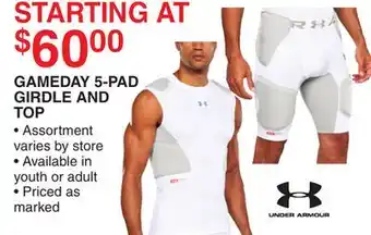 Dunham's Sports GAMEDAY 5-PAD GIRDLE AND TOP offer
