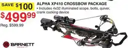 Dunham's Sports ALPHA XP410 CROSSBOW PACKAGE offer