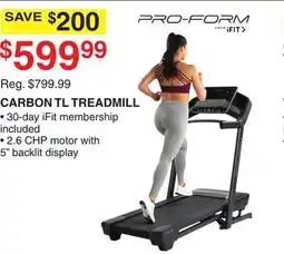 Dunham's Sports CARBON TL TREADMILL offer