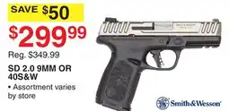 Dunham's Sports SMITH & WESSON SD 2.0 9MM OR 40S&W offer