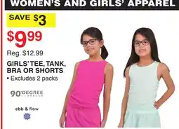 Dunham's Sports GIRLS' TEE, TANK, BRA OR SHORTS offer