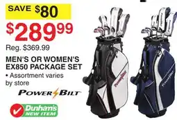 Dunham's Sports MEN'S OR WOMEN'S EX850 PACKAGE SET offer