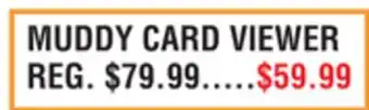 Dunham's Sports MUDDY CARD VIEWER offer