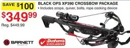 Dunham's Sports BLACK OPS XP390 CROSSBOW PACKAGE offer