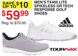 Dunham's Sports MEN'S TX400 LITE SPIKELESS OR TECH RESPONSE GOLF SHOES offer