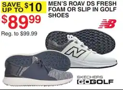 Dunham's Sports MEN'S ROAV DS FRESH FOAM OR SLIP IN GOLF SHOES offer