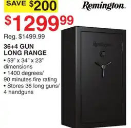 Dunham's Sports REMINGTON 36 + 4 GUN RANGE offer